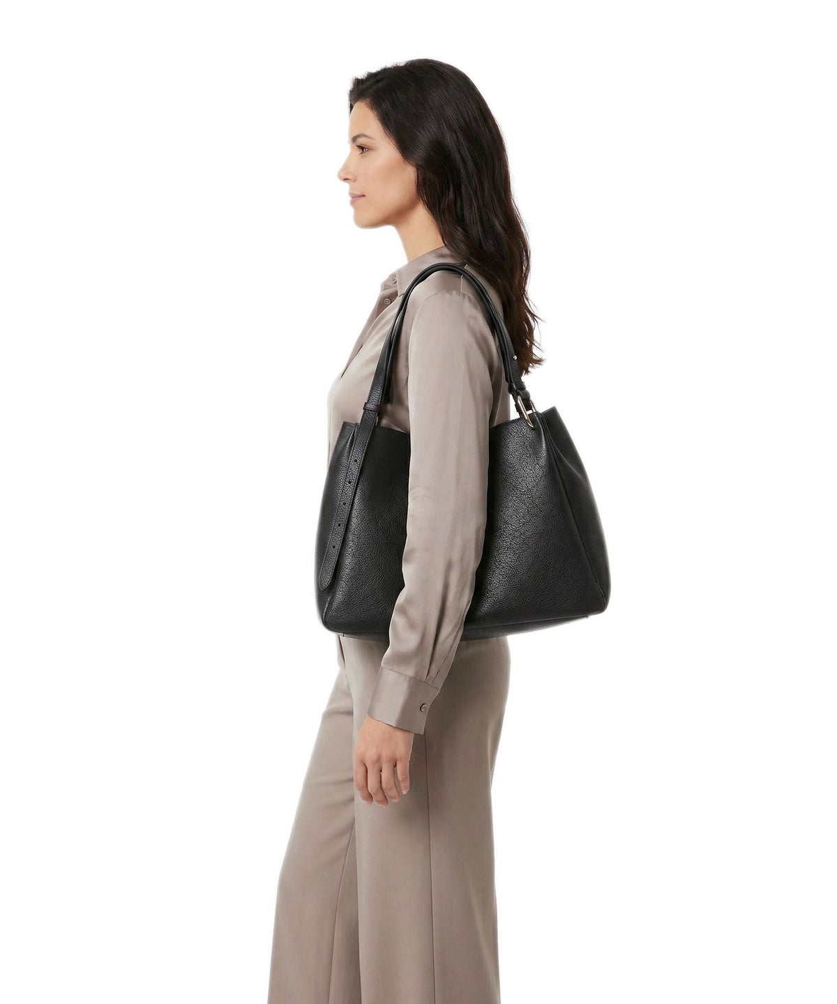 Furla Nuvola L Hobo bag nero