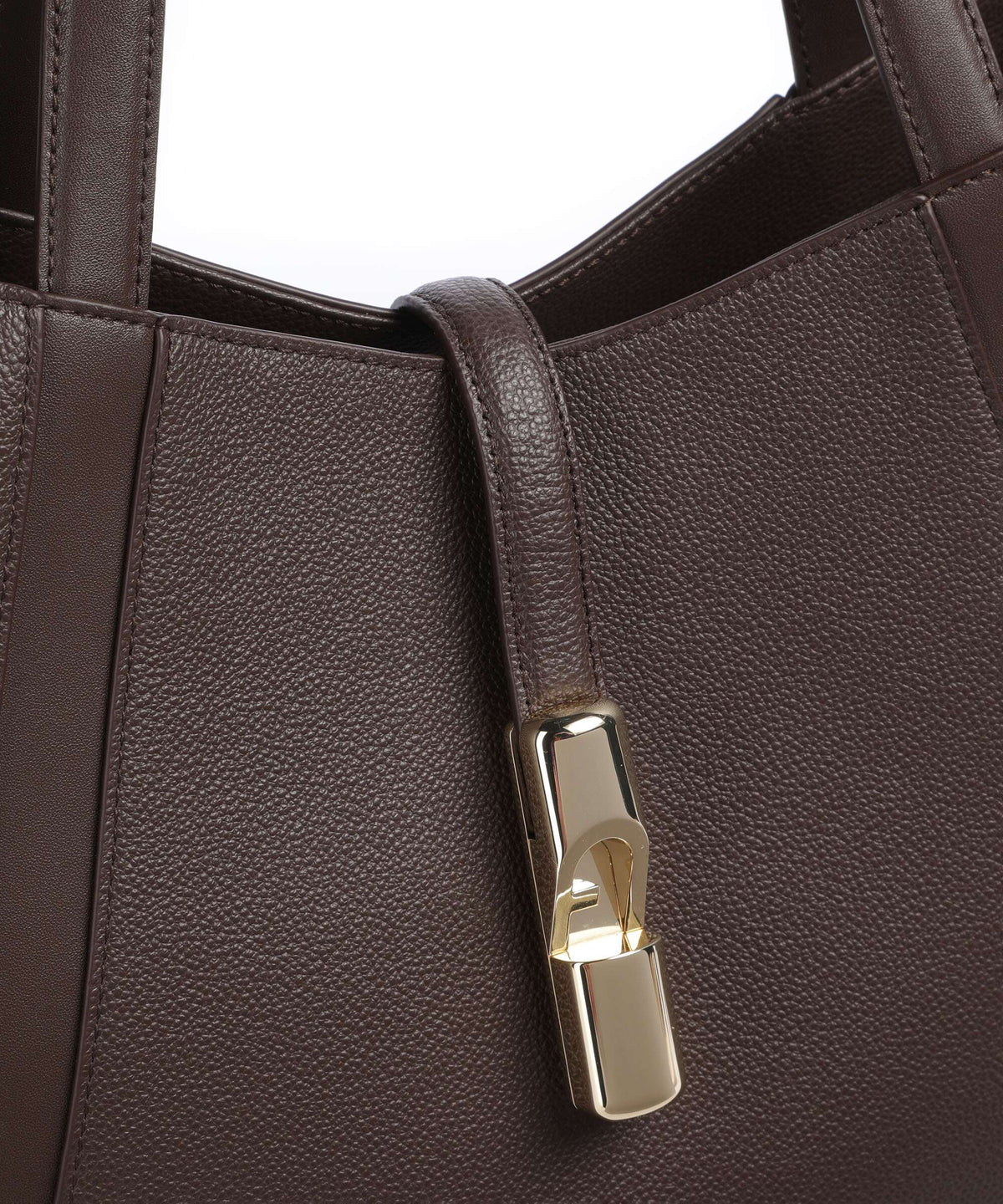 Furla Goccia L Tote bag cioccolato