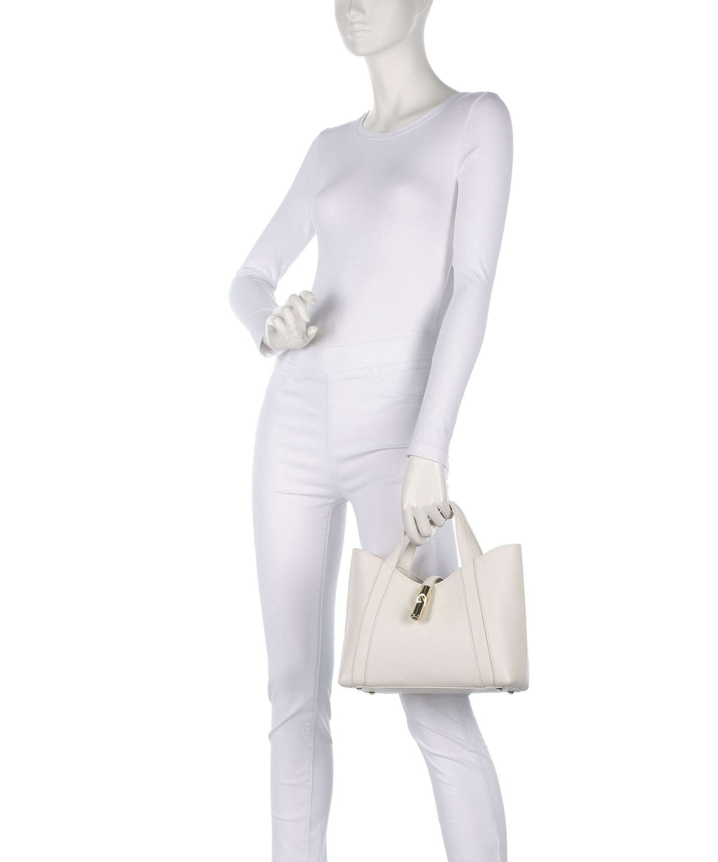 Furla Goccia S Handbag panna