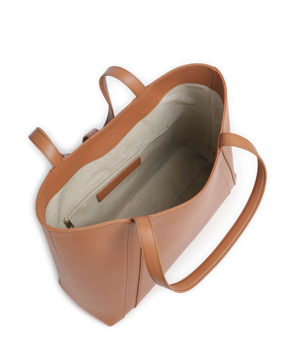 Furla Goccia L Tote bag brandy