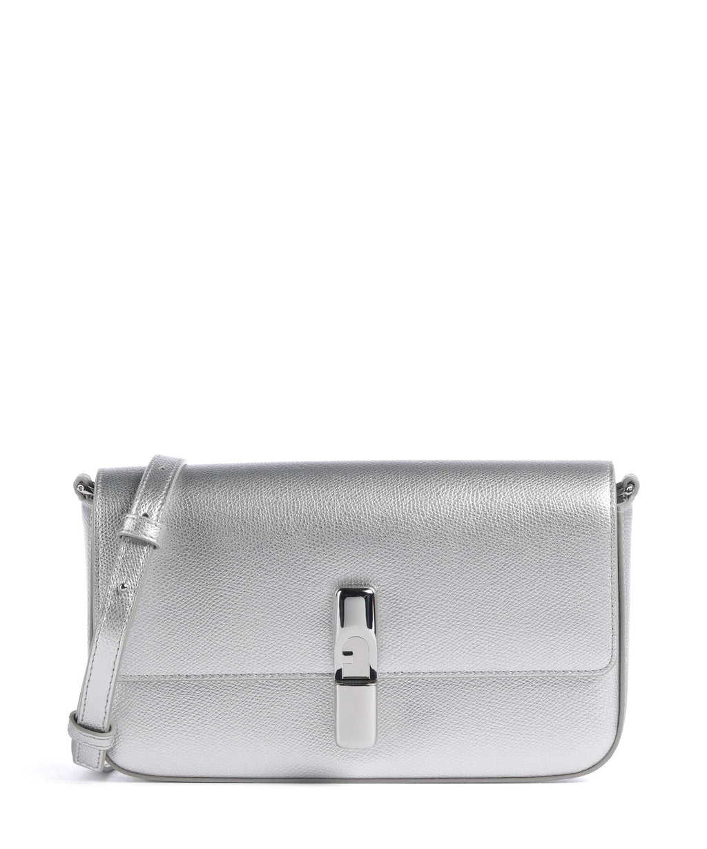 Furla Iride S Crossbody bag color silver