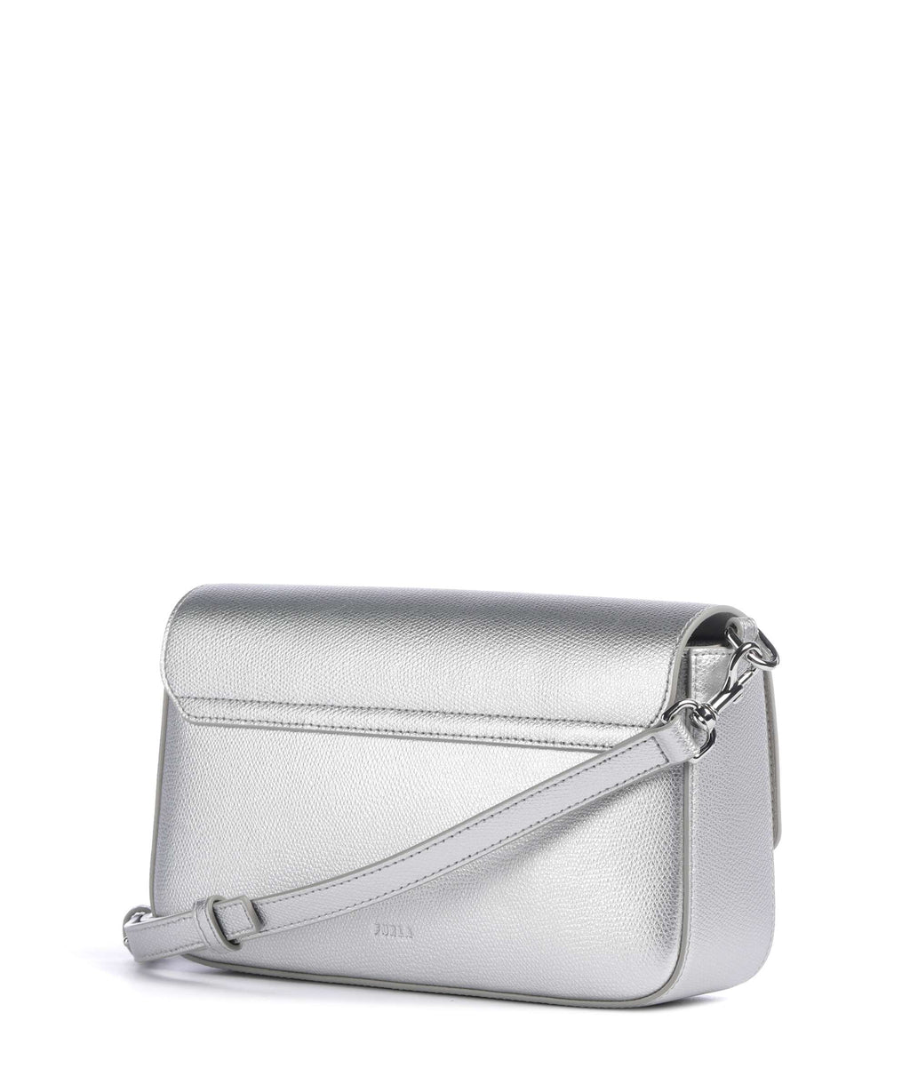 Furla Iride S Crossbody bag color silver