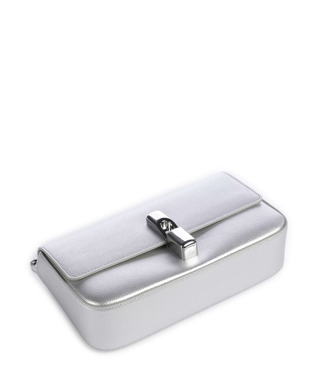 Furla Iride S Crossbody bag color silver