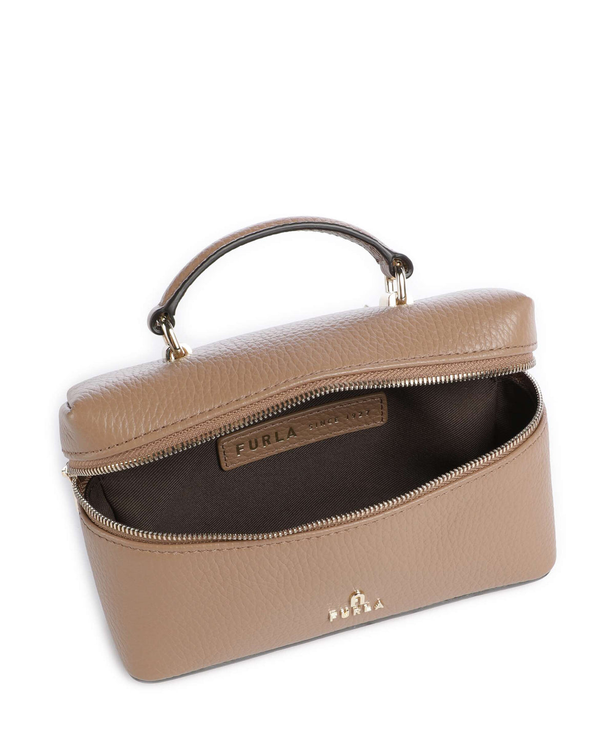 Furla Camelia Micro Crossbody bag toffee