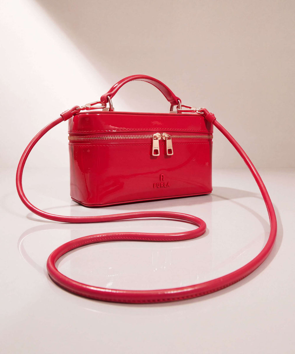 Furla Camelia Micro Crossbody bag rosso