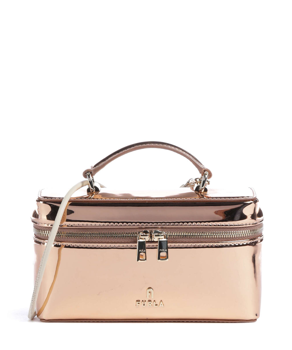 Furla Camelia Micro Crossbody bag rose gold