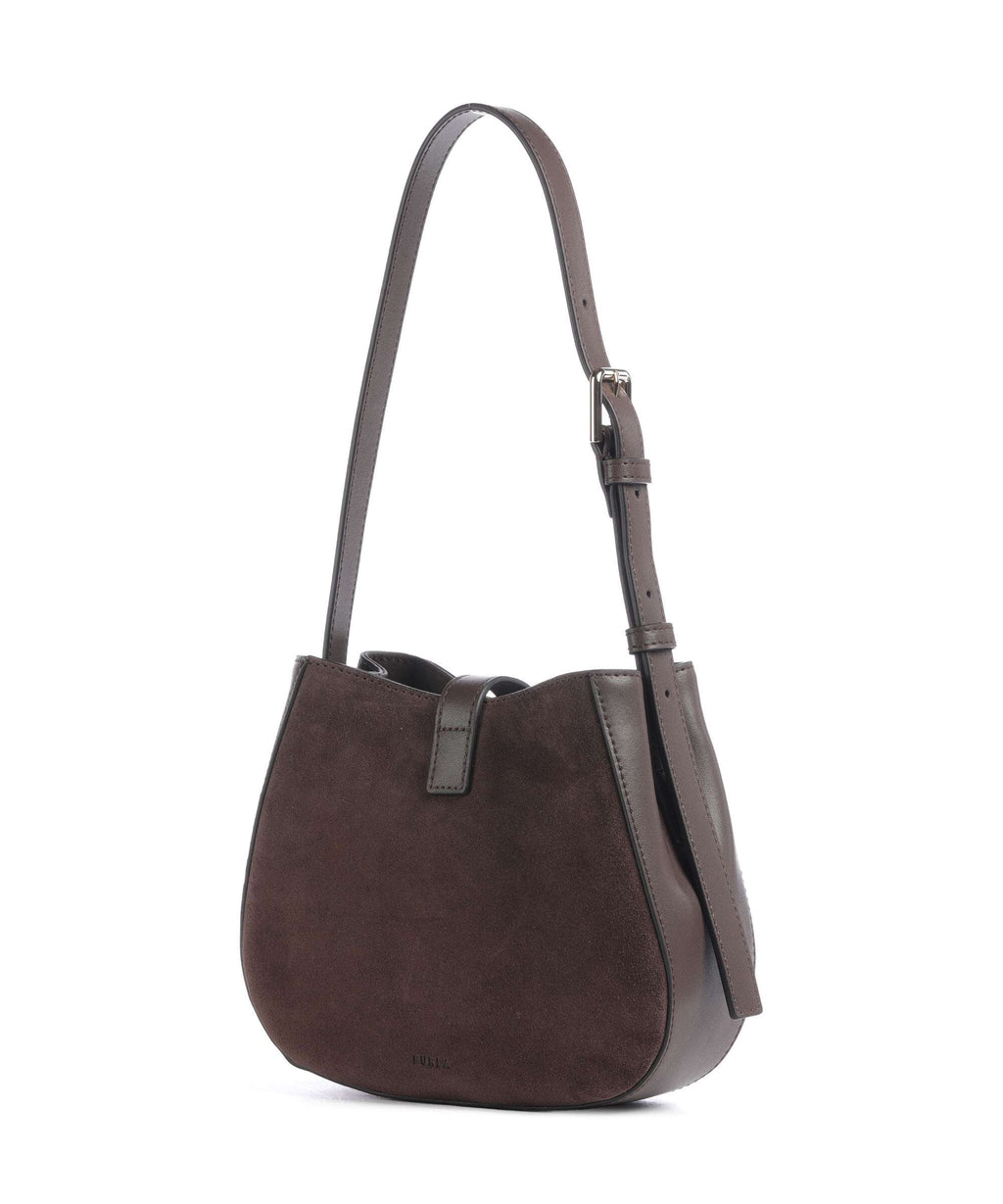 Furla Dora Mini Shoulder bag toni cioccolato