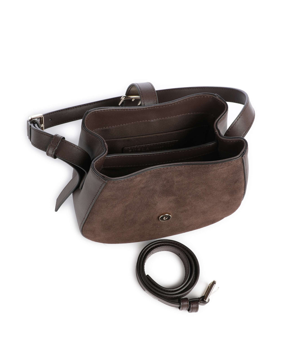 Furla Dora Mini Shoulder bag toni cioccolato