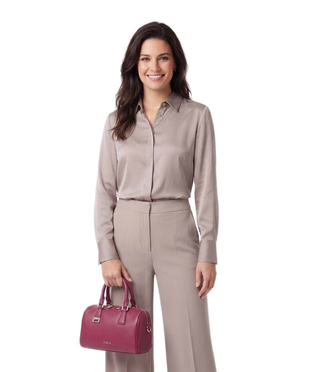 Furla Olivia Mini Handbag rododendro