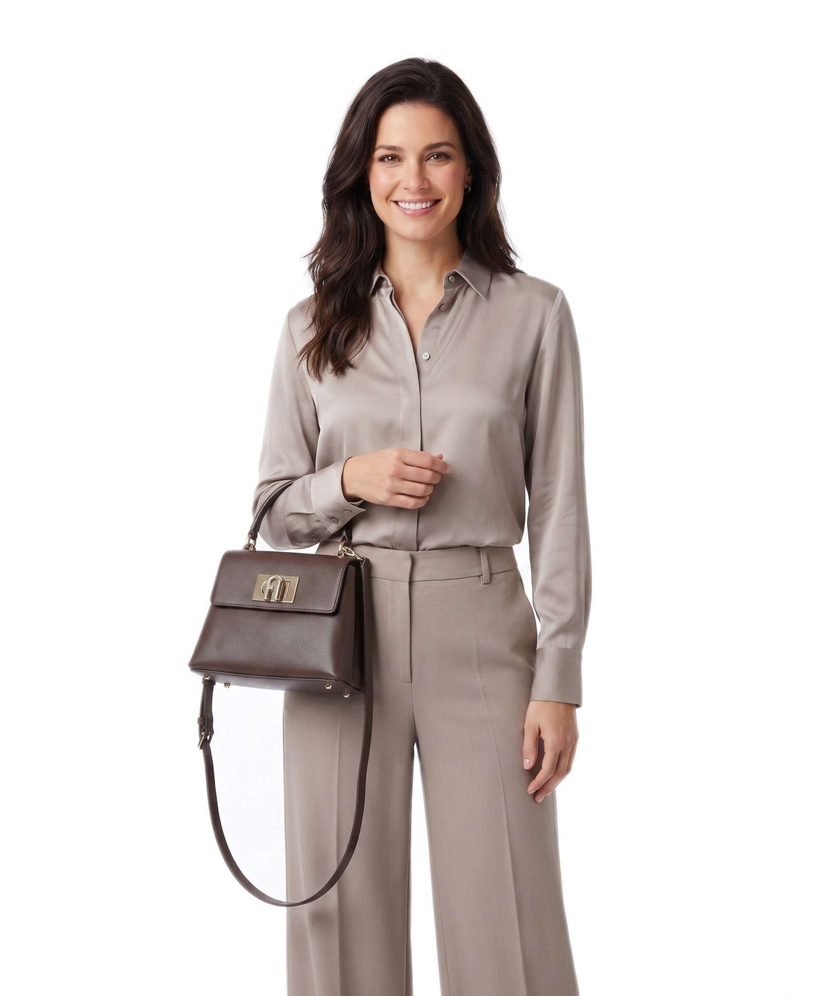 Furla 1927 Mini Handbag cioccolato/honey