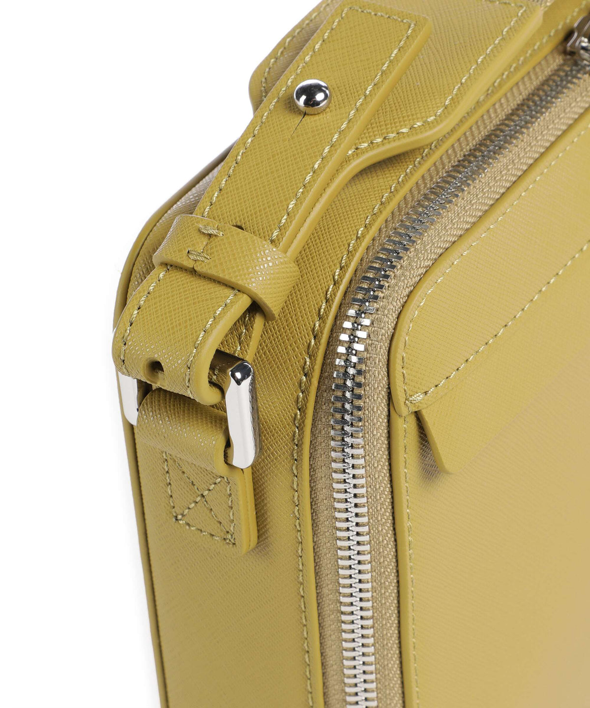 Emporio Armani Business Regenerated Crossbody bag ecru olive