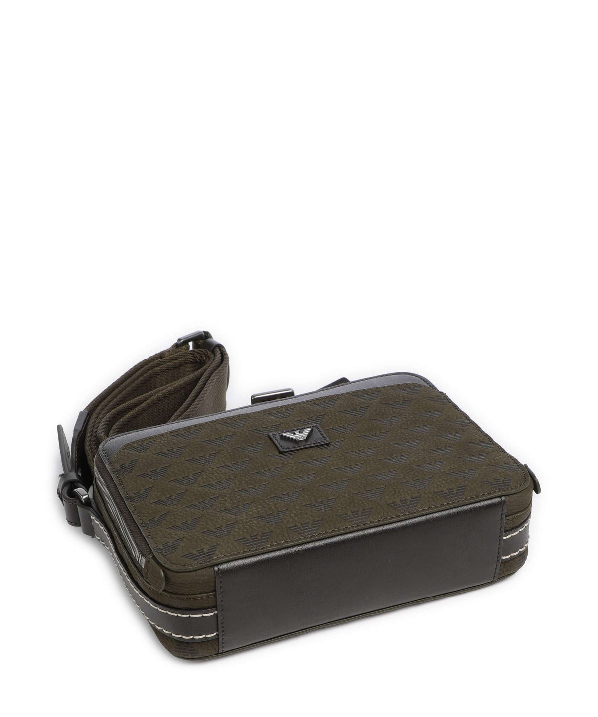 Emporio Armani Special Minorca Crossbody bag dark olive