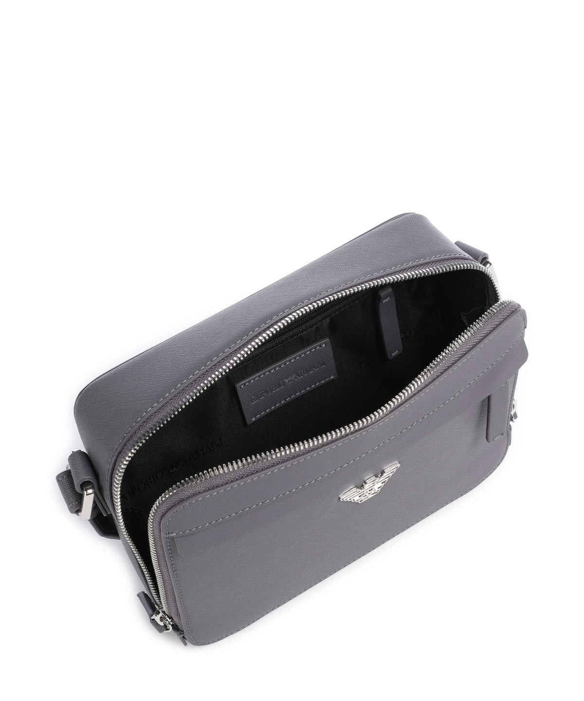 Emporio Armani Business Regenerated Crossbody bag grey
