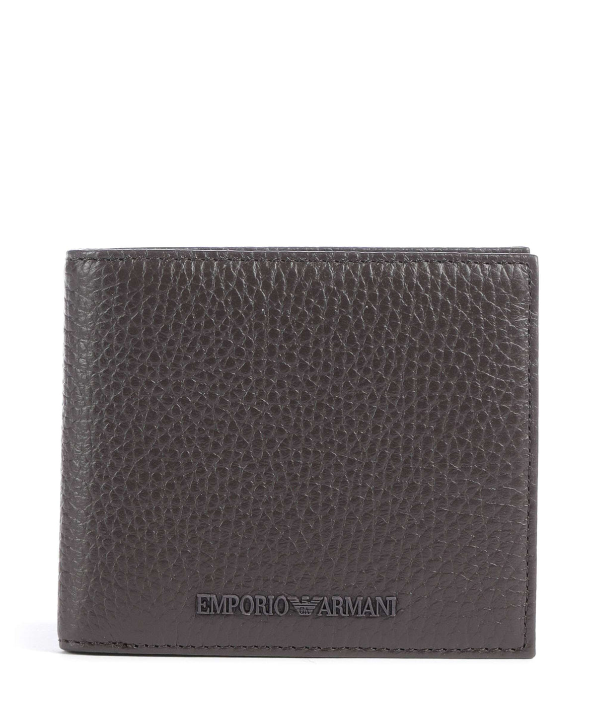 Emporio Armani Business Regenerated Wallet black coffee