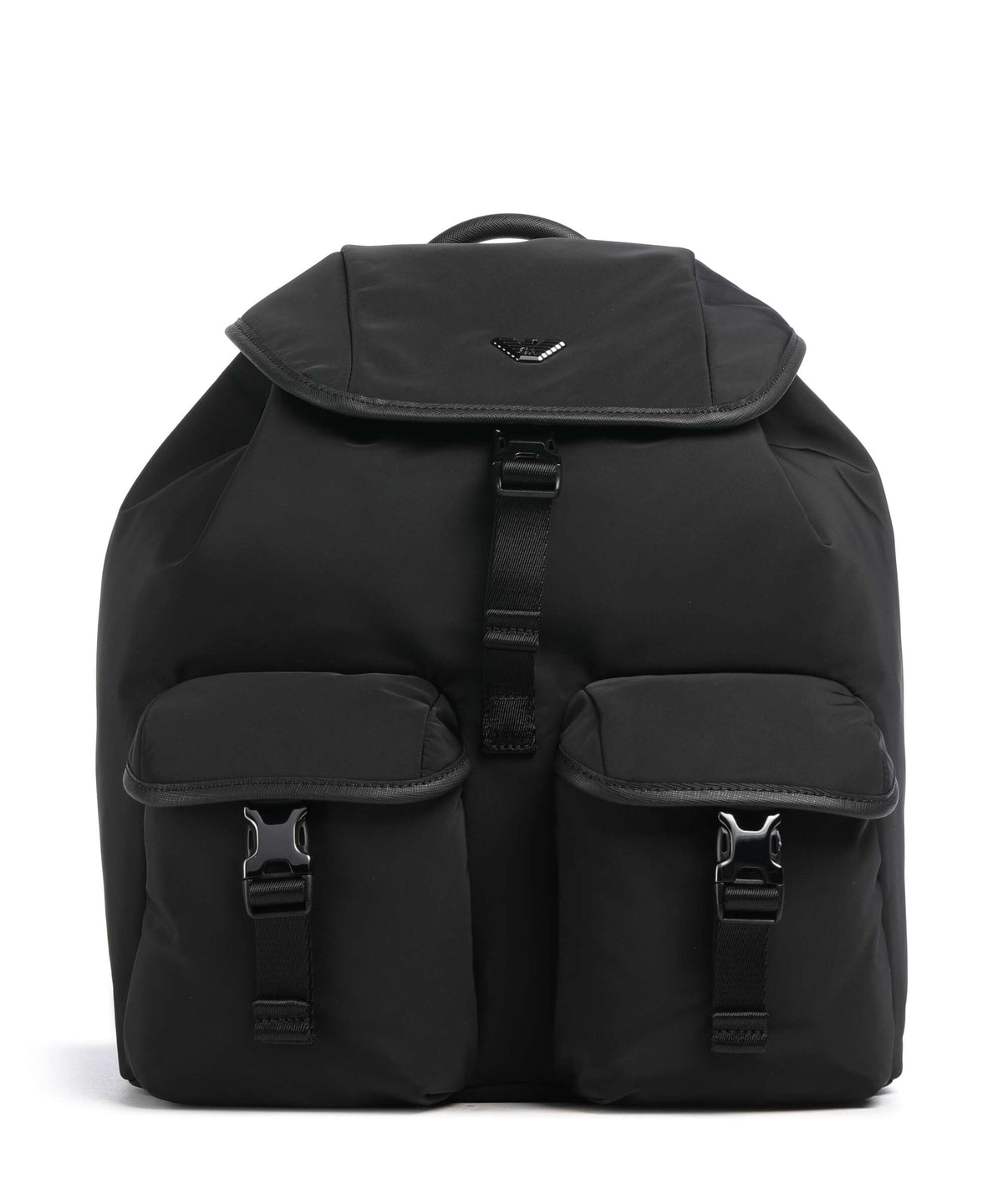 Emporio Armani Nylon Recycled Backpack black beauty