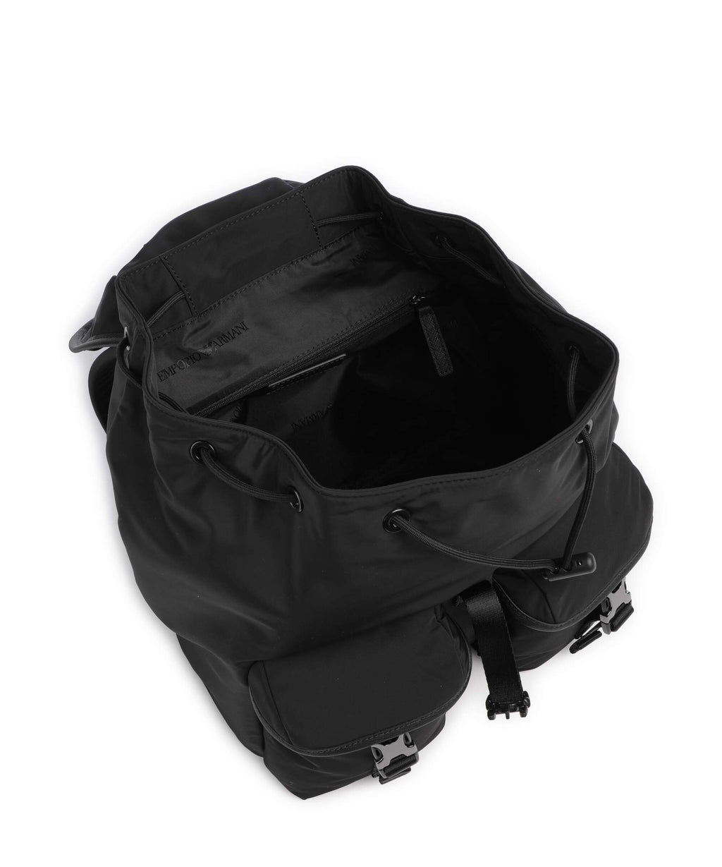 Emporio Armani Nylon Backpack black beauty