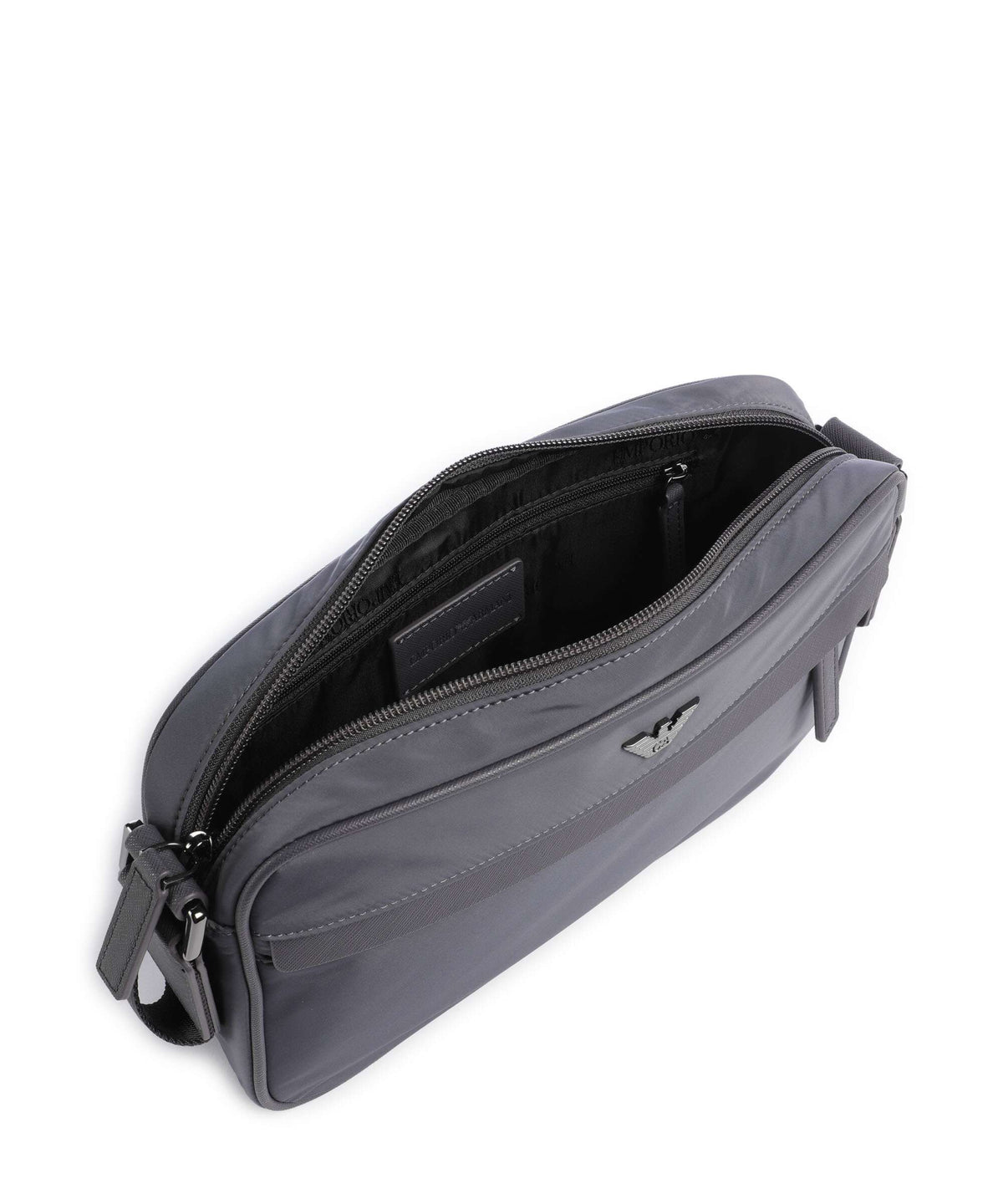 Emporio Armani Nylon Crossbody bag grey