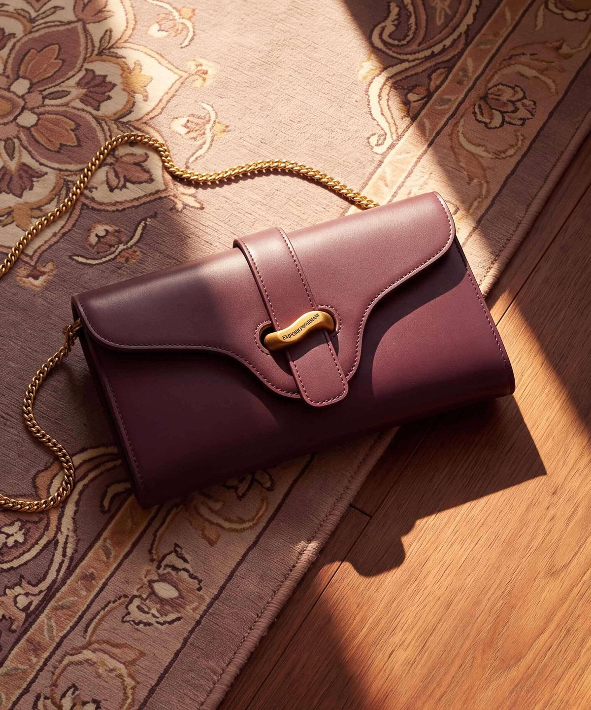 Emporio Armani Costanza Crossbody bag aubergine