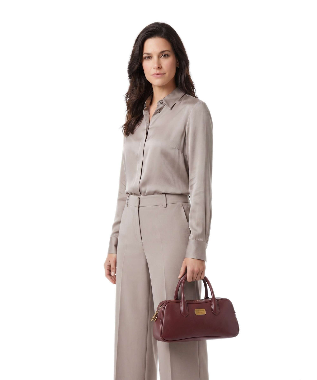 Emporio Armani Cassandra M Handbag foliage