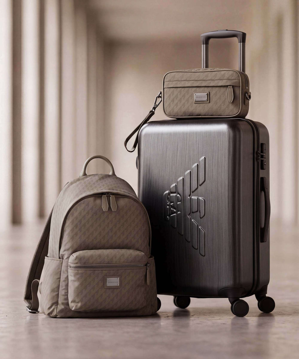 Emporio Armani Big Eagle Spinner (4 wheels) gunmetal