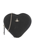 Vivienne Westwood Heart Saffiano Biogreen Crossbody bag black