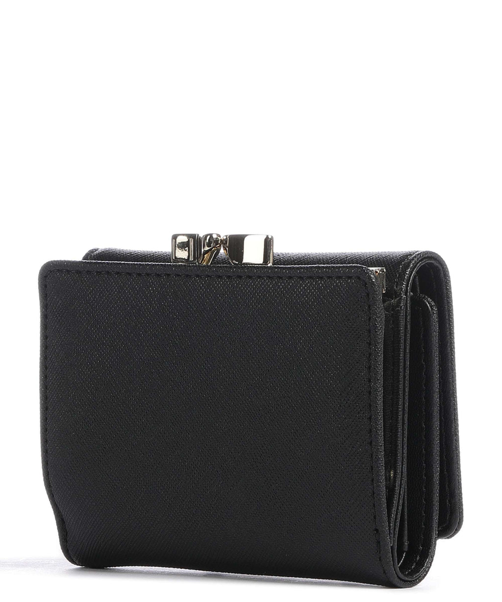 Vivienne Westwood Frame Saffiano Small Wallet black