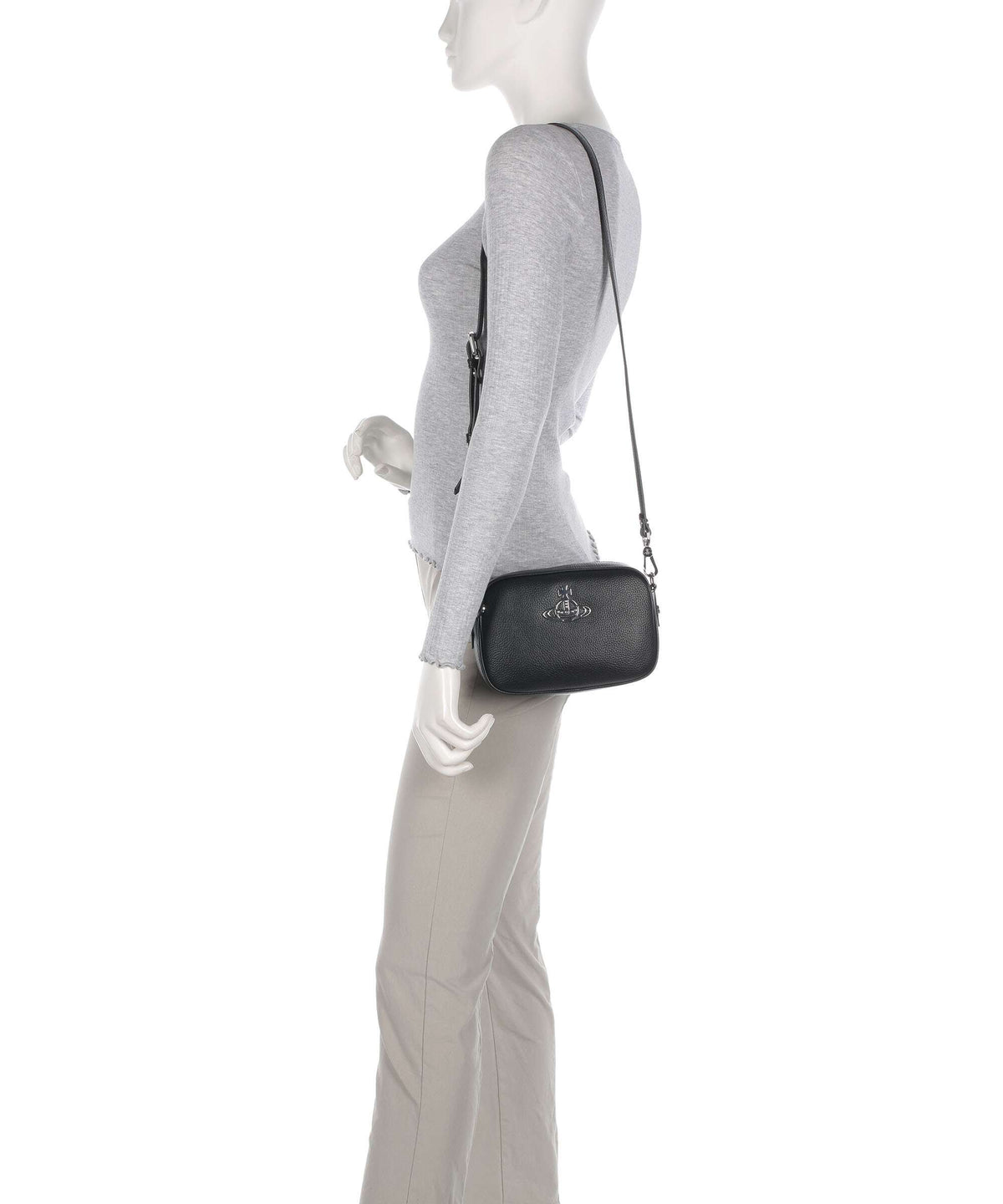 Vivienne Westwood Anna Grain Crossbody bag black