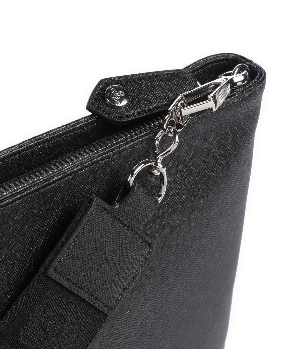 Vivienne Westwood Squire Square Saffiano Crossbody bag black