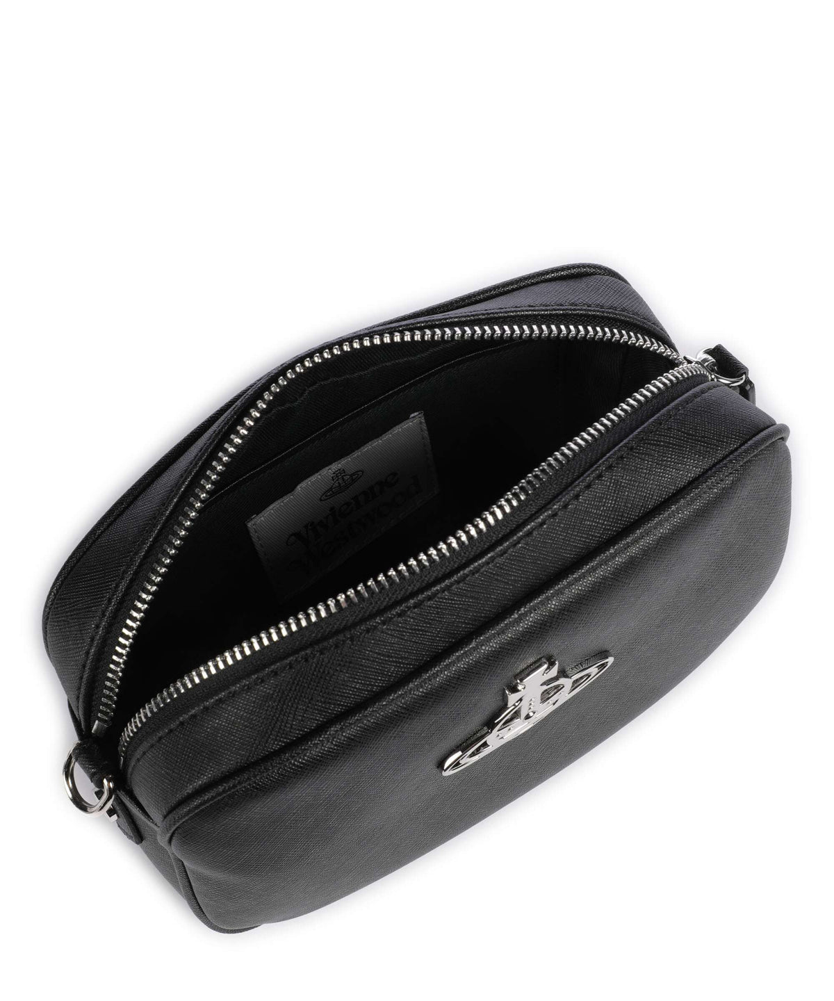 Vivienne Westwood Anna Saffiano Crossbody bag black