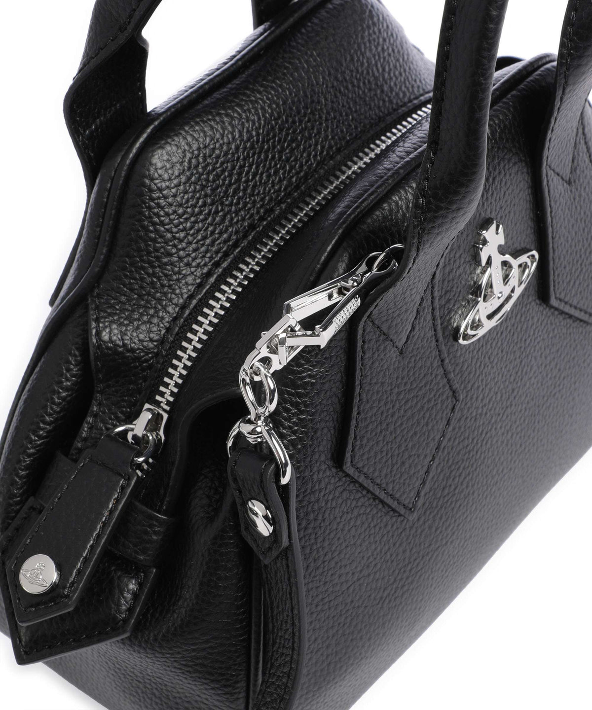 Vivienne Westwood Yasmine Grain Small Handbag black