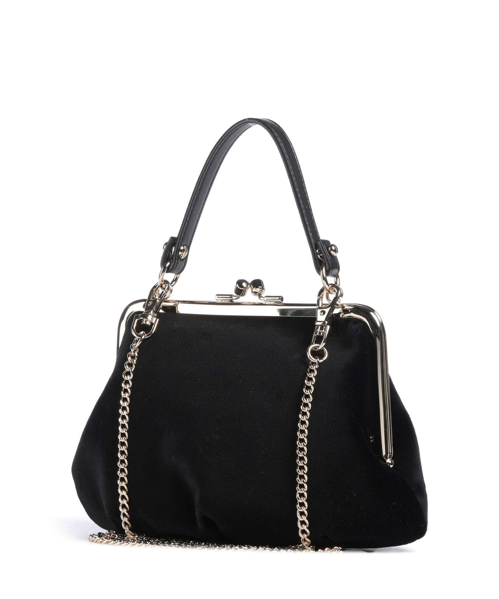Vivienne Westwood Granny Frame Velvet Crossbody bag black