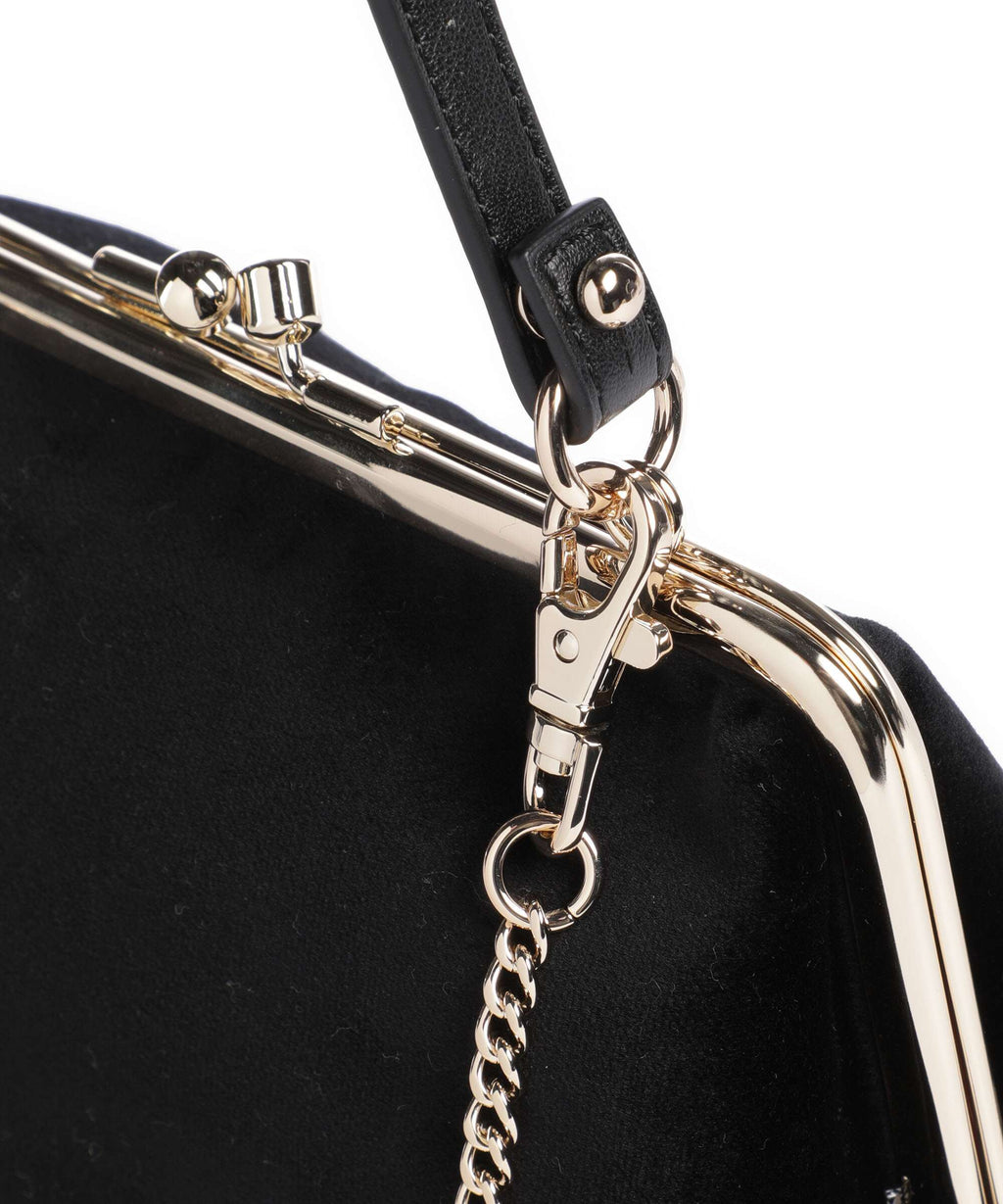 Vivienne Westwood Granny Frame Velvet Crossbody bag black