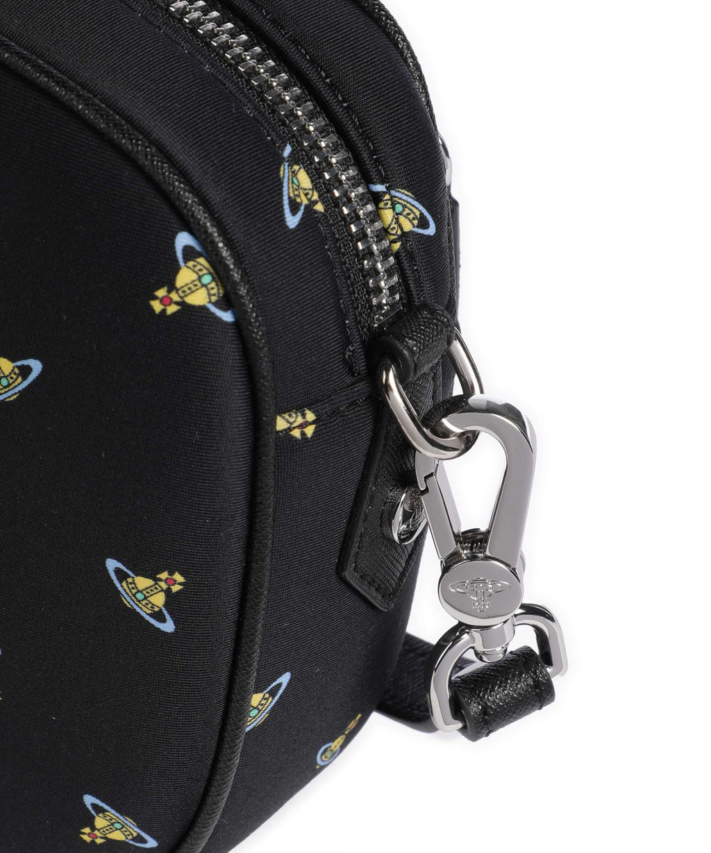 Vivienne Westwood Anna Neoprene Printed Crossbody bag black