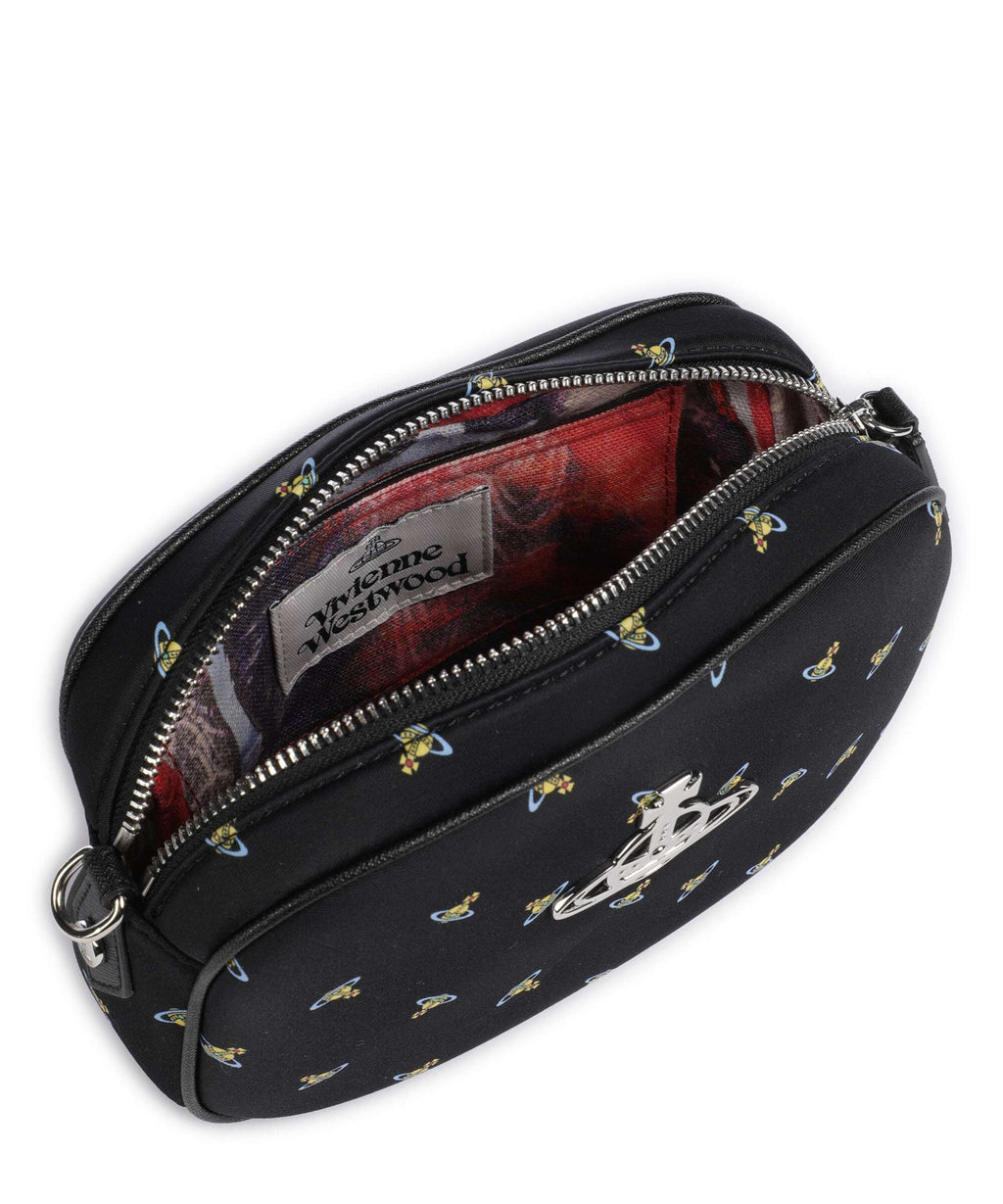 Vivienne Westwood Anna Neoprene Printed Crossbody bag black