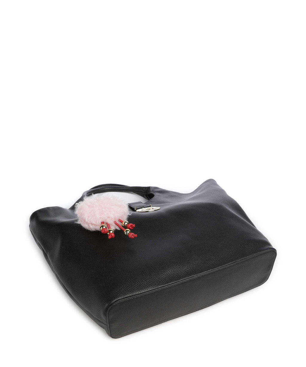 Love Moschino Bouncing Heart Tote bag nero