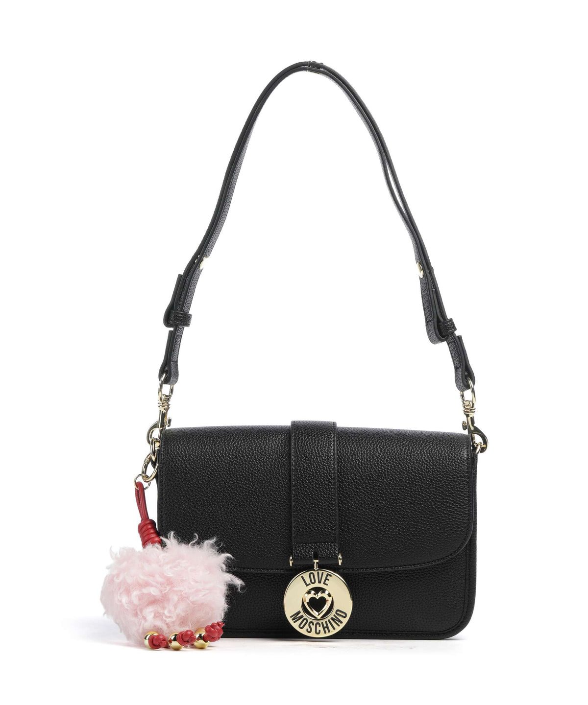 Love Moschino Bouncing Heart Shoulder bag nero