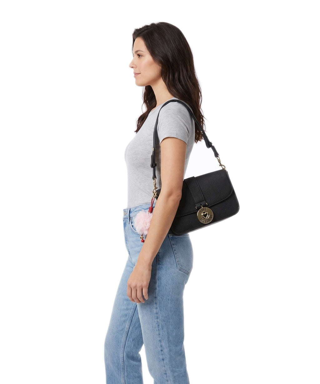 Love Moschino Bouncing Heart Shoulder bag nero