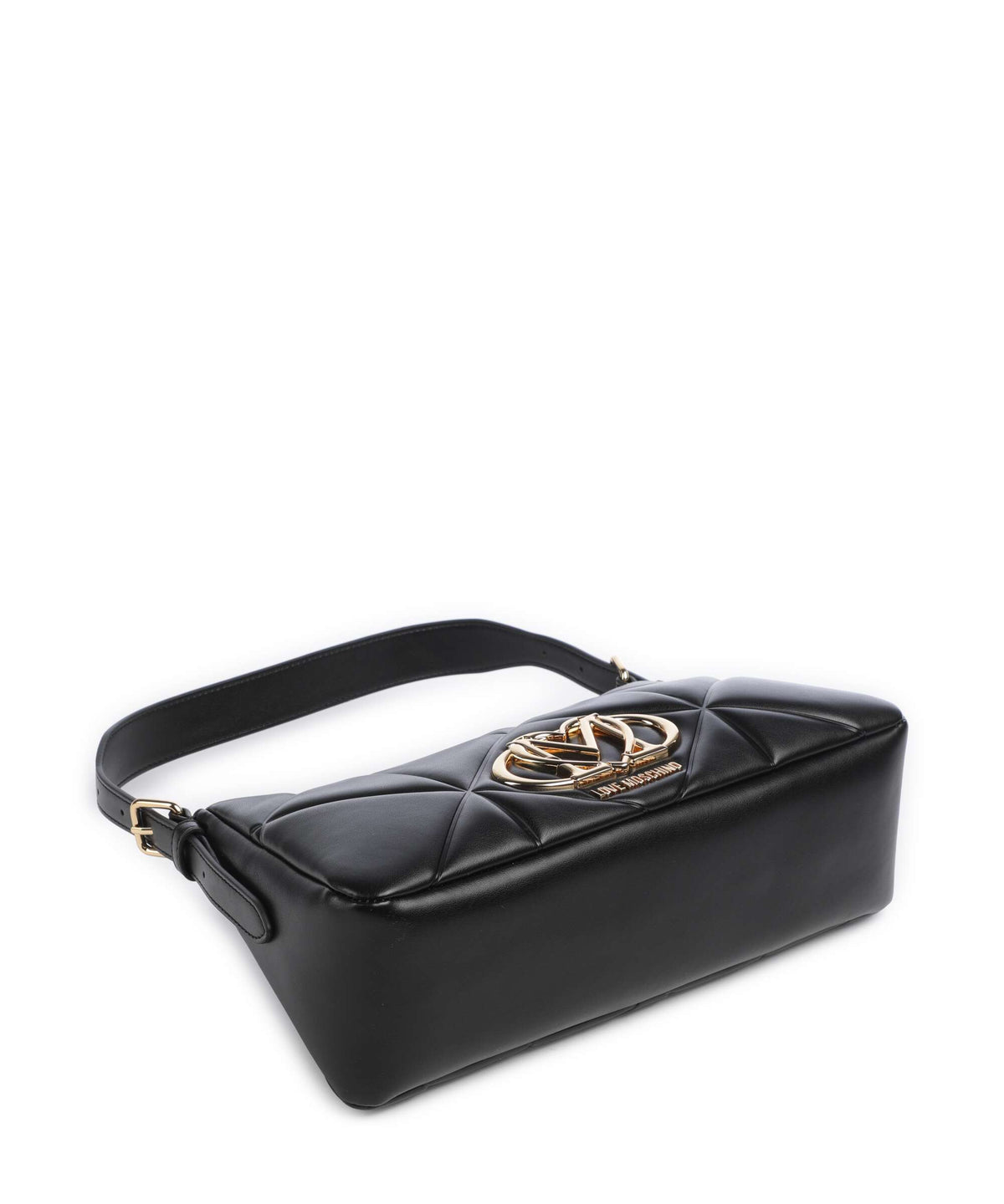 Love Moschino Embossed Q Shoulder bag nero