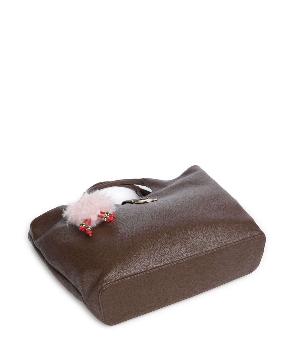 Love Moschino Bouncing Heart Tote bag cioccolato