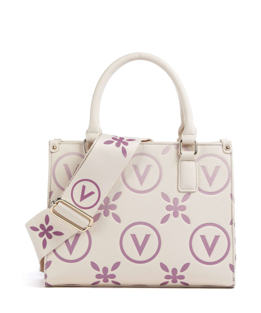 Valentino Bags Samba Re Print Handbag ecru/rosa