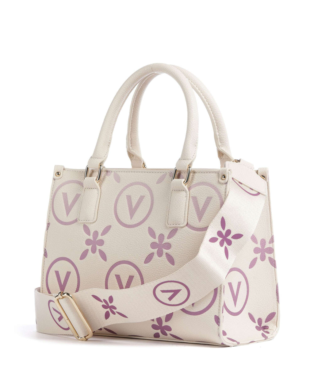Valentino Bags Samba Re Print Handbag ecru/rosa