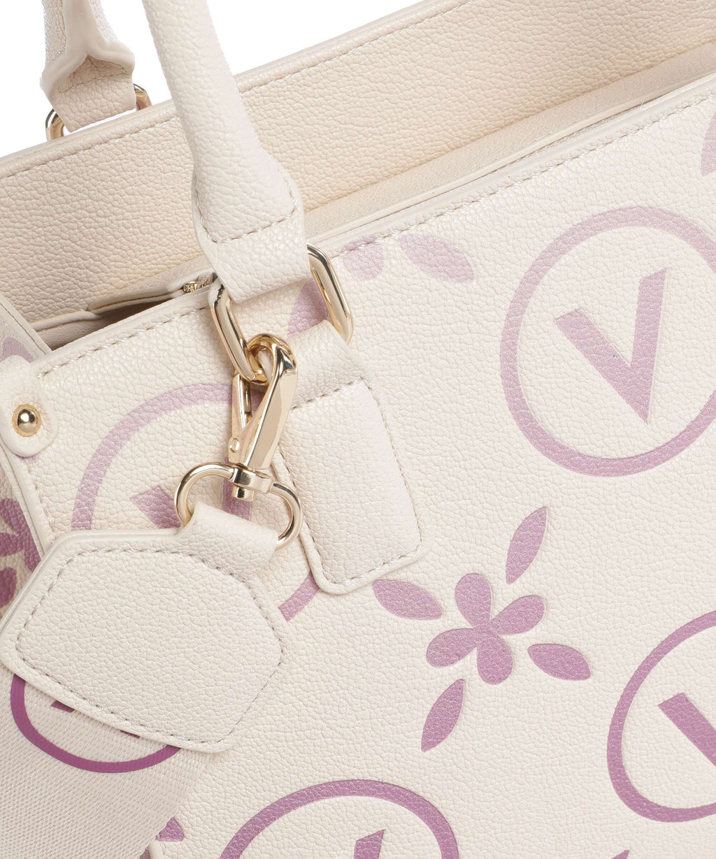 Valentino Bags Samba Re Print Handbag ecru/rosa