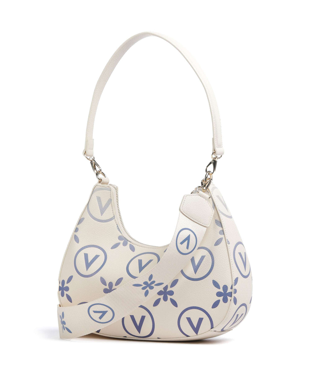 Valentino Bags Samba Re Print Shoulder bag ecru/bluette