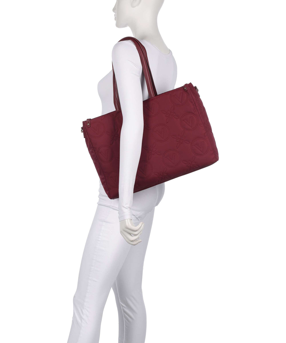 Valentino Bags Puffy Tote bag bordeaux
