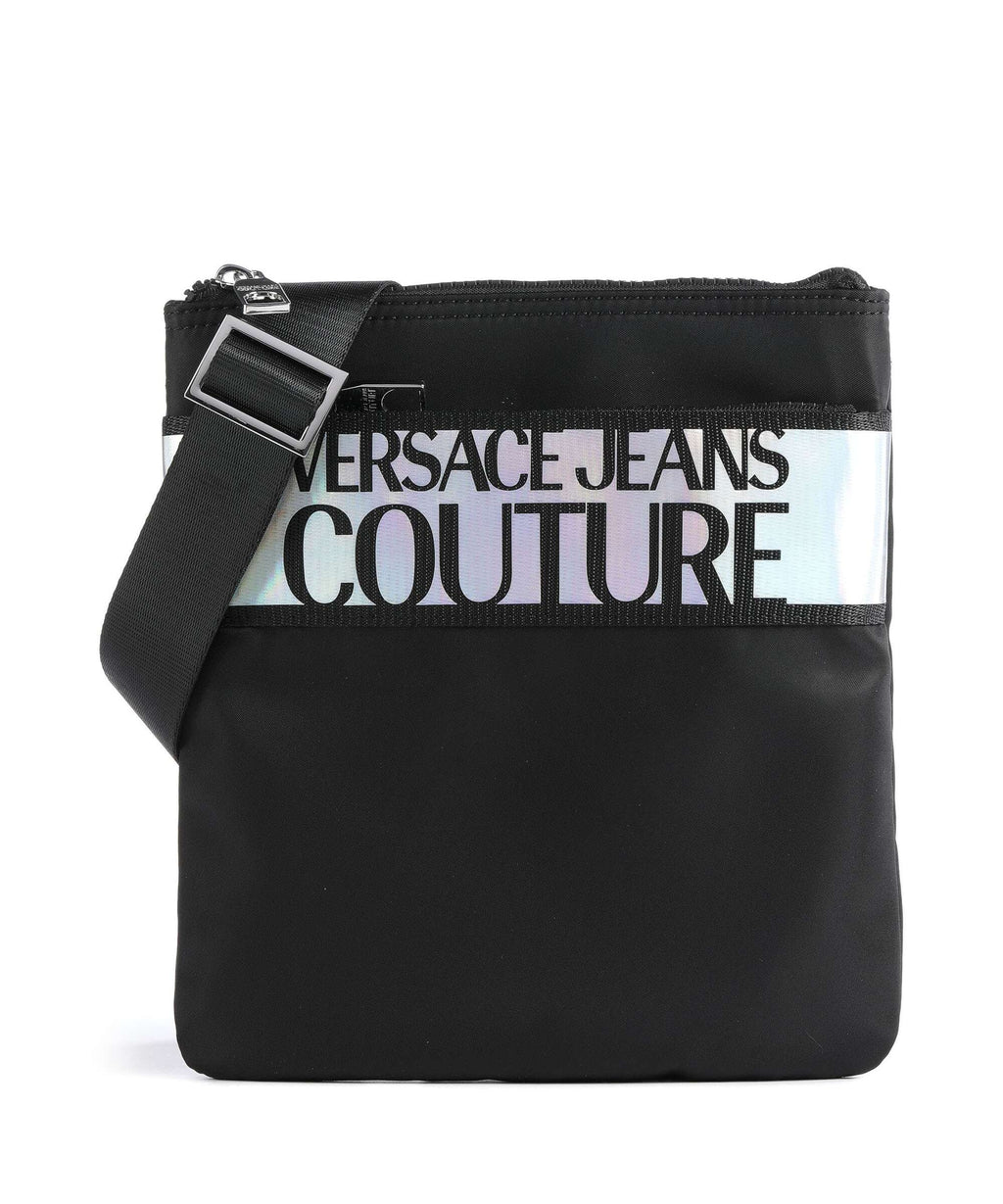 Versace Jeans Couture Iconic Logo Crossbody bag black/silver