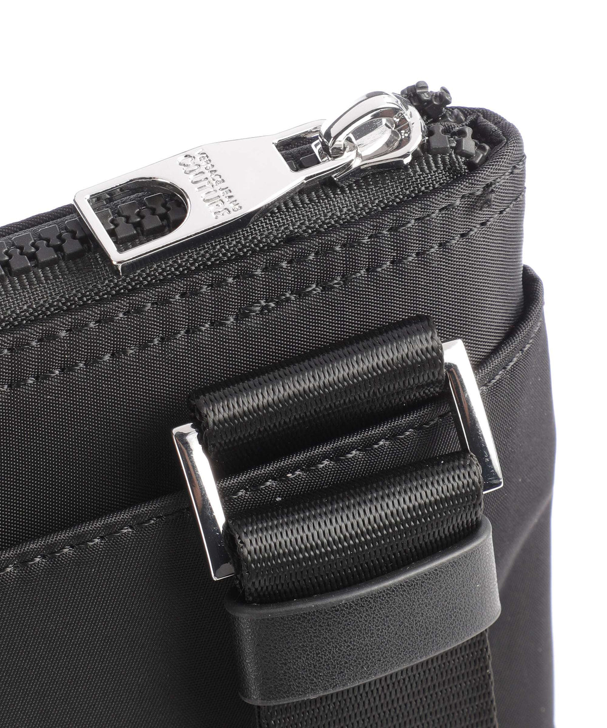 Versace Jeans Couture Iconic Logo Crossbody bag black/silver