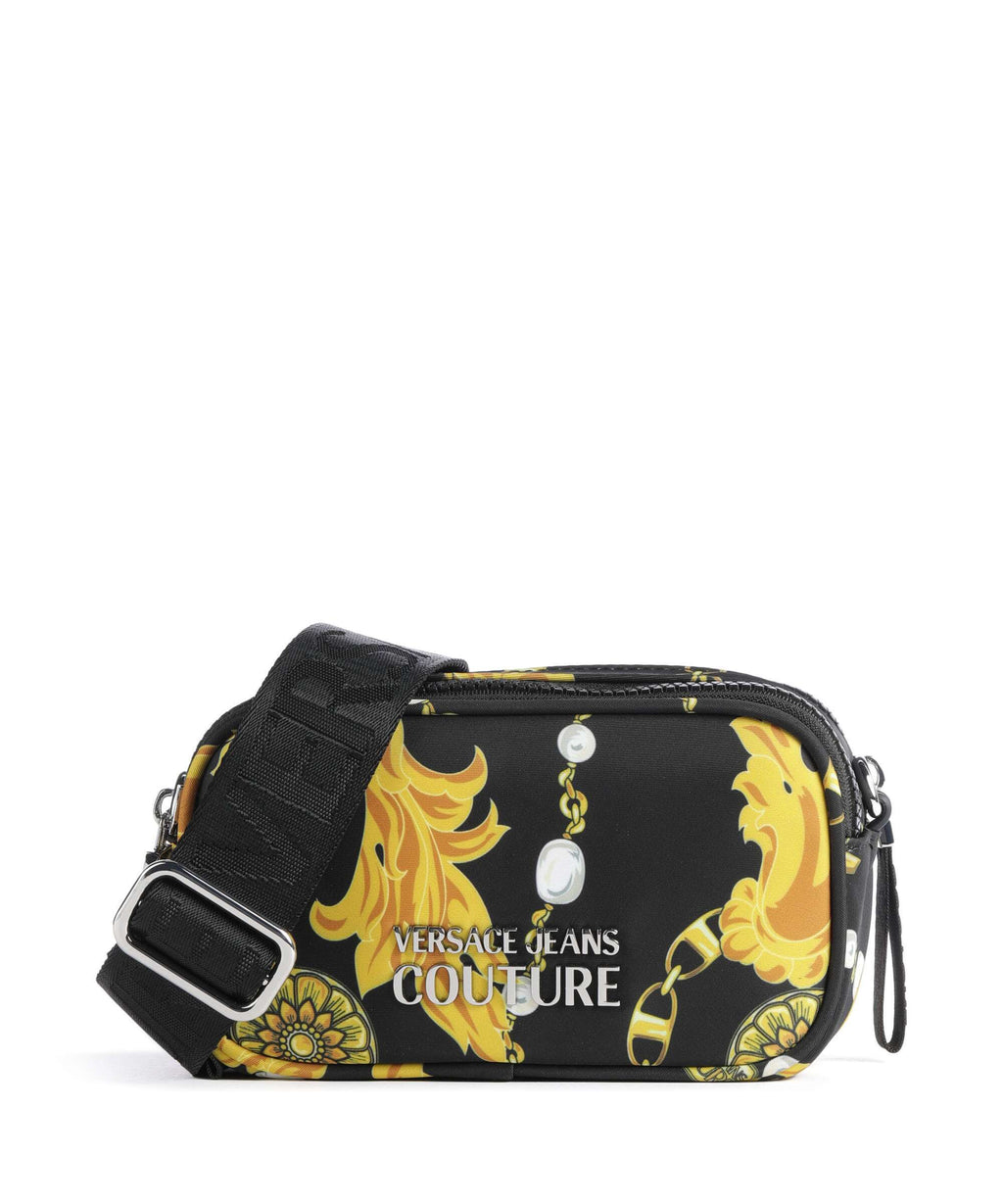 Versace Jeans Couture Sporty Logo Crossbody bag black/gold