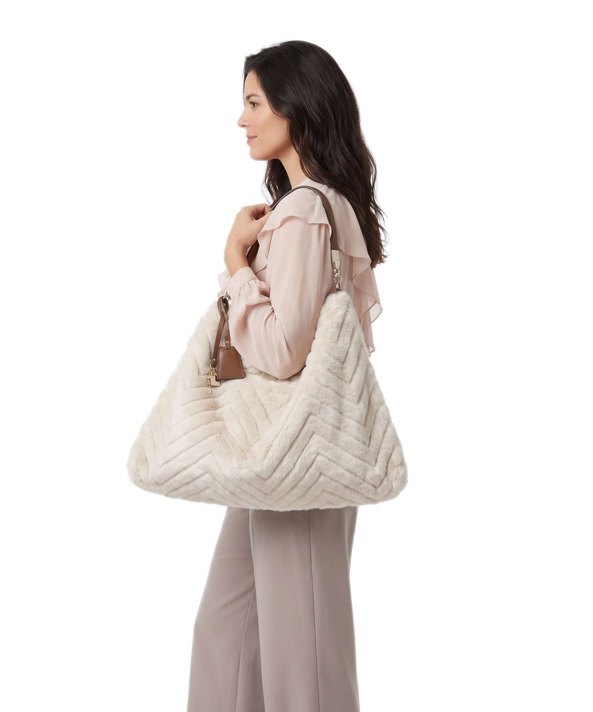 Liu Jo Foulard L Hobo bag cream