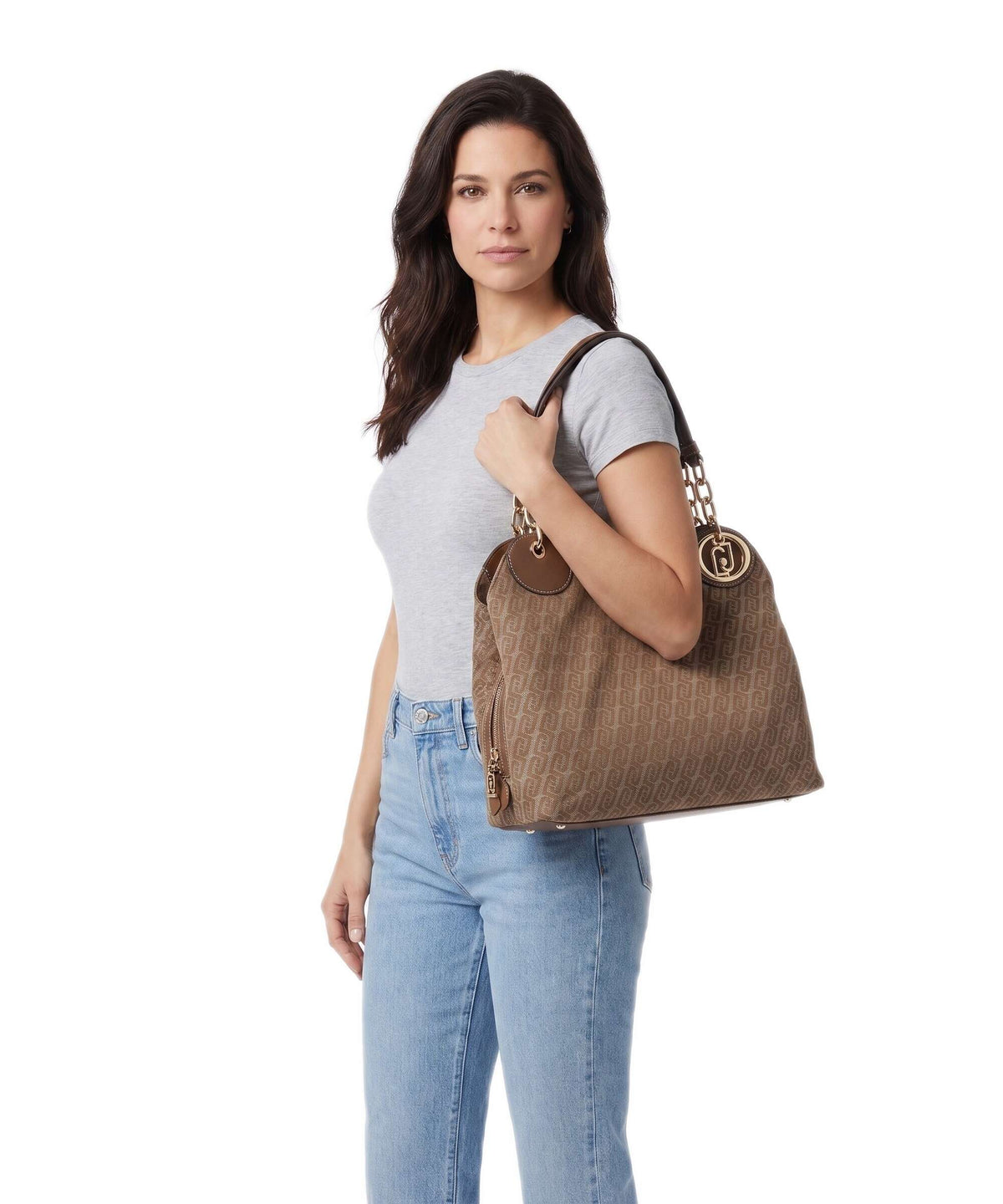 Liu Jo Faiza M Hobo bag naturale