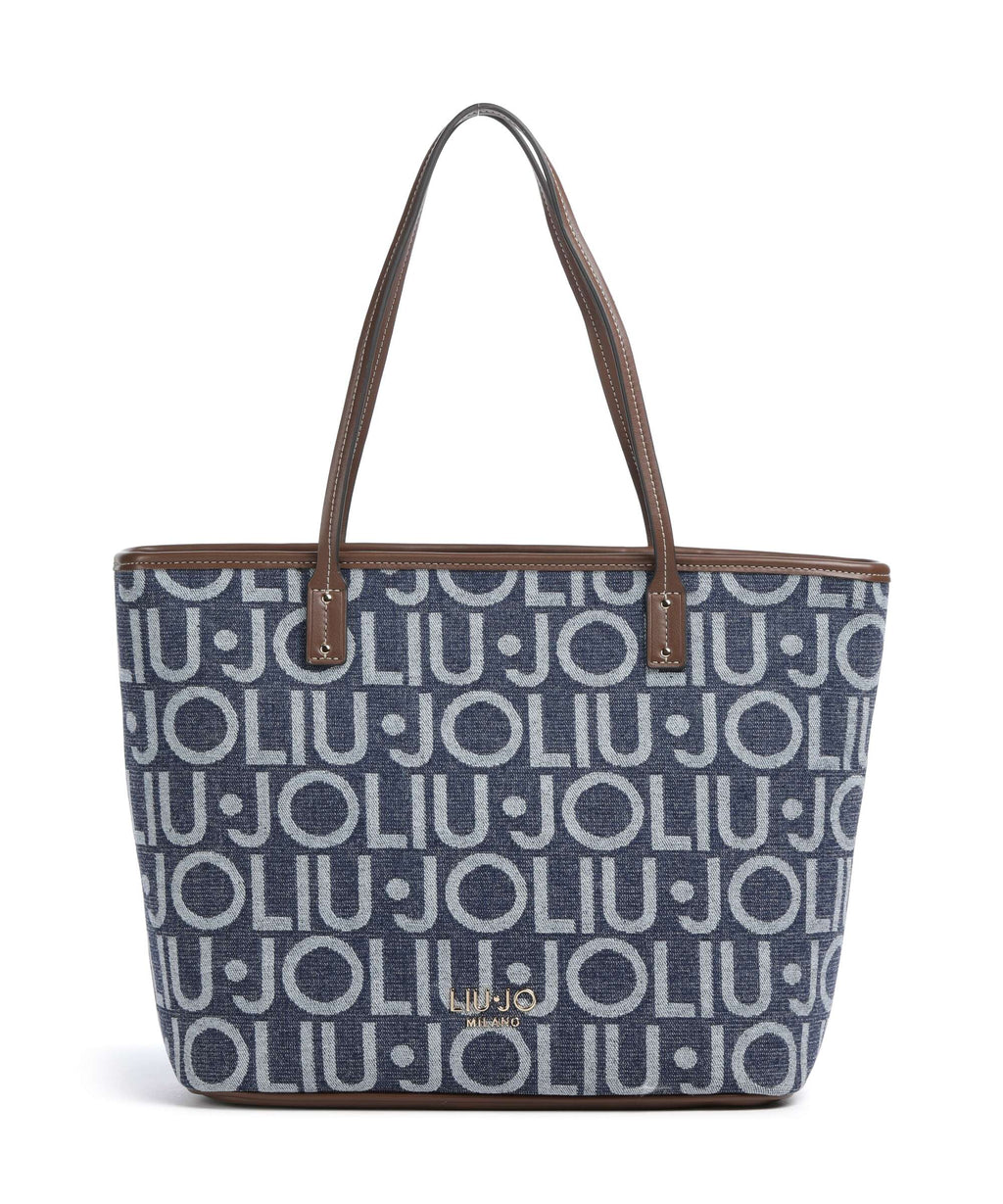Liu Jo Evrim M Tote bag blu denim